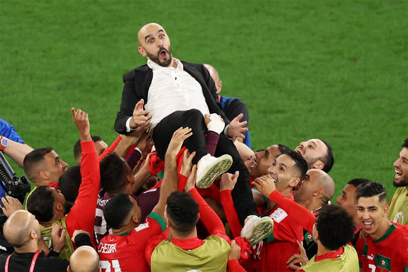 المغرب يحقق إنجازا عربيا في تاريخ كأس العالم قطر 2022