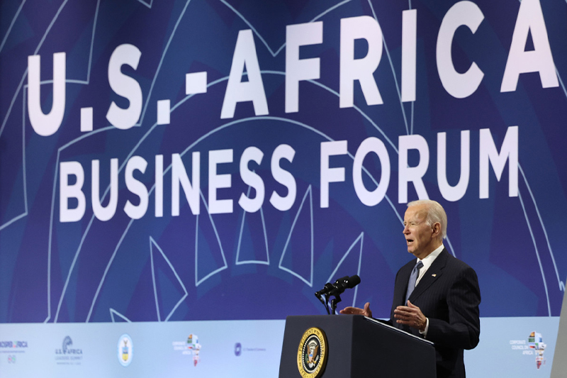  الرئيس الأمريكي يؤكد أن بلاده ترغب في تعزيز التزامها تجاه إفريقيا