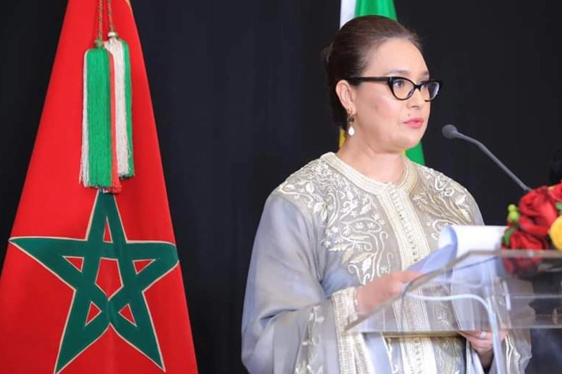  نزهة علوي محمدي تؤكد على التزام المغرب الصادق والثابت لصالح القضية الفلسطينية