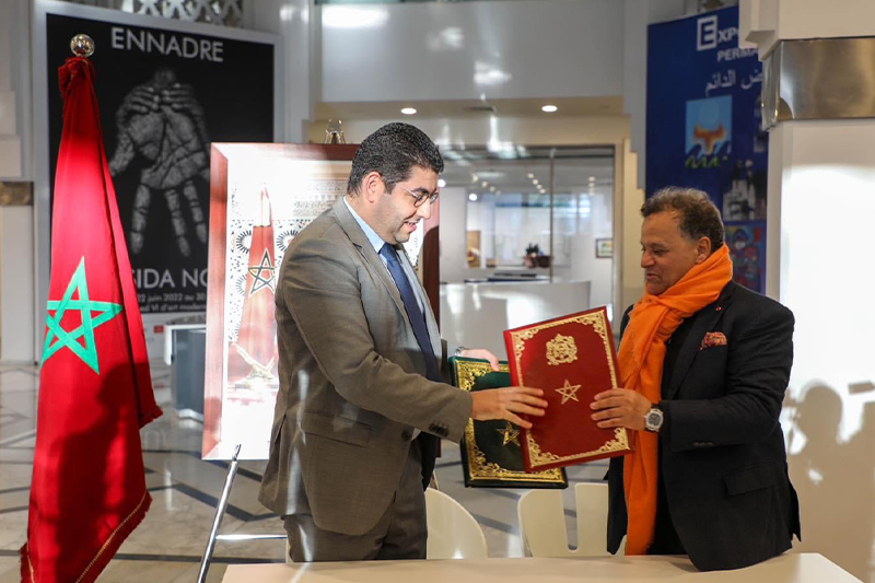  السيد مهدي بنسعيد يوقع اتفاقية شراكة مع رئيس المؤسسة الوطنية للمتاحف