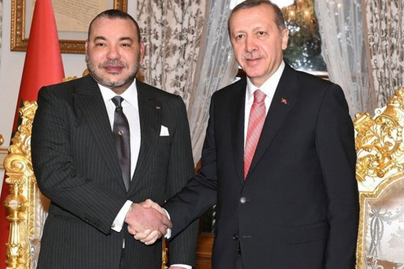  الرئيس التركي يهنئ المنتخب المغربي