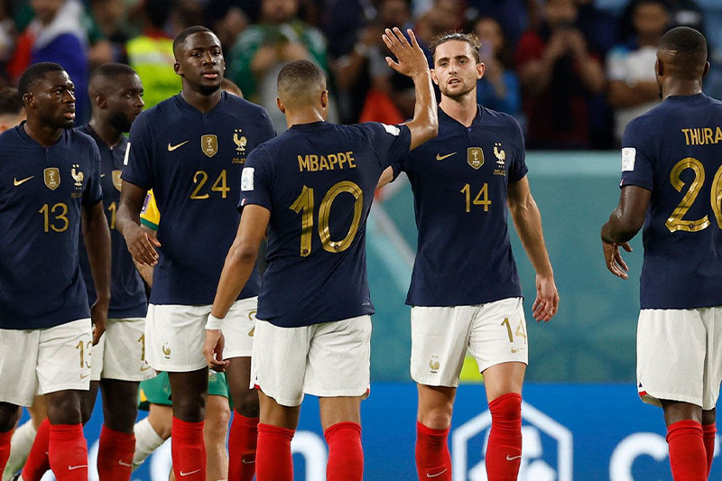  المنتخب الفرنسي يواجه المنتخب الإنجليزي في ربع نهائي كأس العالم