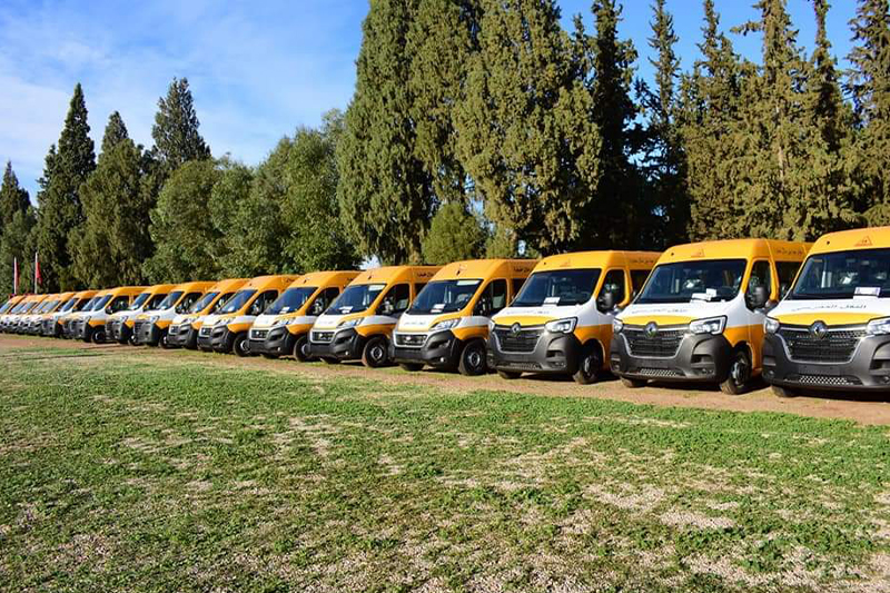  تسليم 92 حافلة للنقل المدرسي بجهة بني ملال خنيفرة