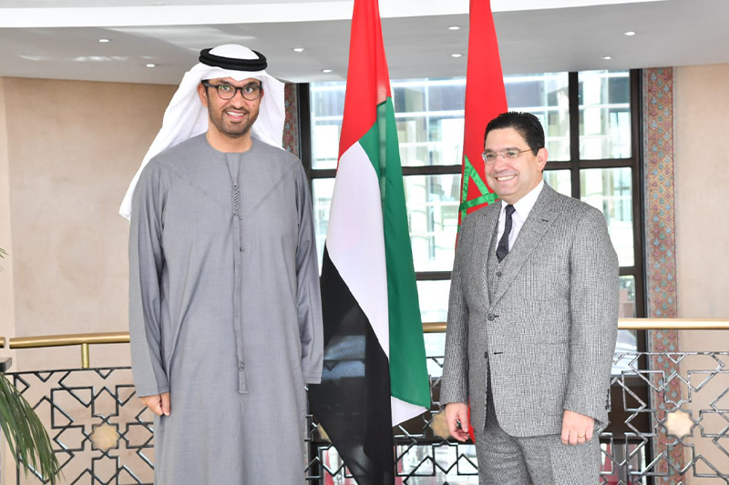  السيد ناصر بوريطة يستقبل وزير الصناعة والتكنولوجيا المتقدمة بدولة الإمارات