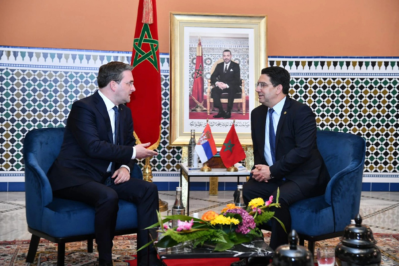  السيد ناصر بوريطة يؤكد عمق العلاقات بين المملكة المغربية وصربيا