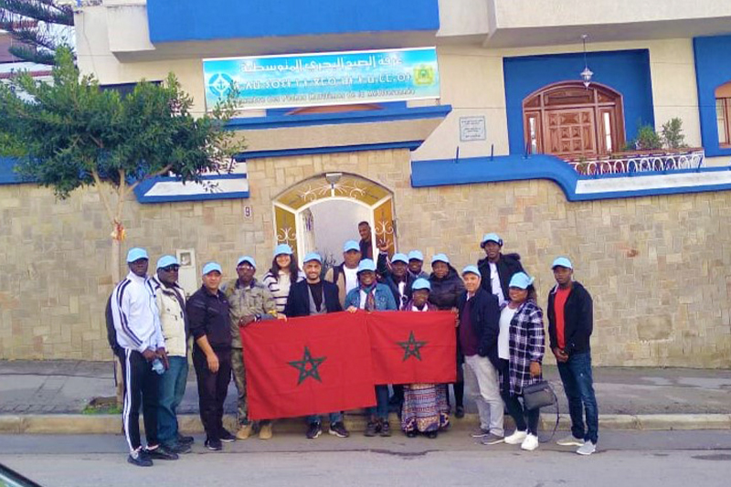  وفد أفريقي يزور مقر غرفة الصيد البحري المتوسطية بطنجة