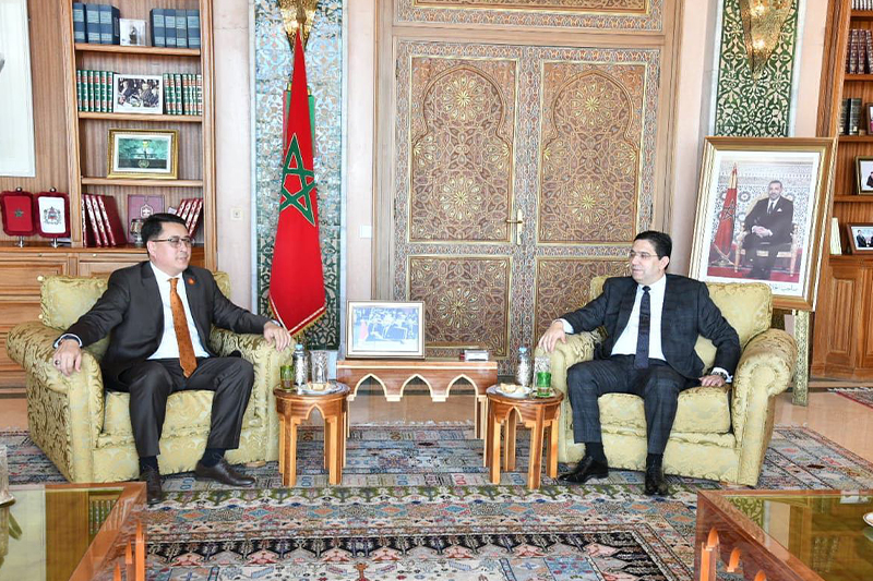  السيد ناصر بوريطة يتباحث مع نائب وزير الشؤون الخارجية للجمهورية القرغيزية بالرباط