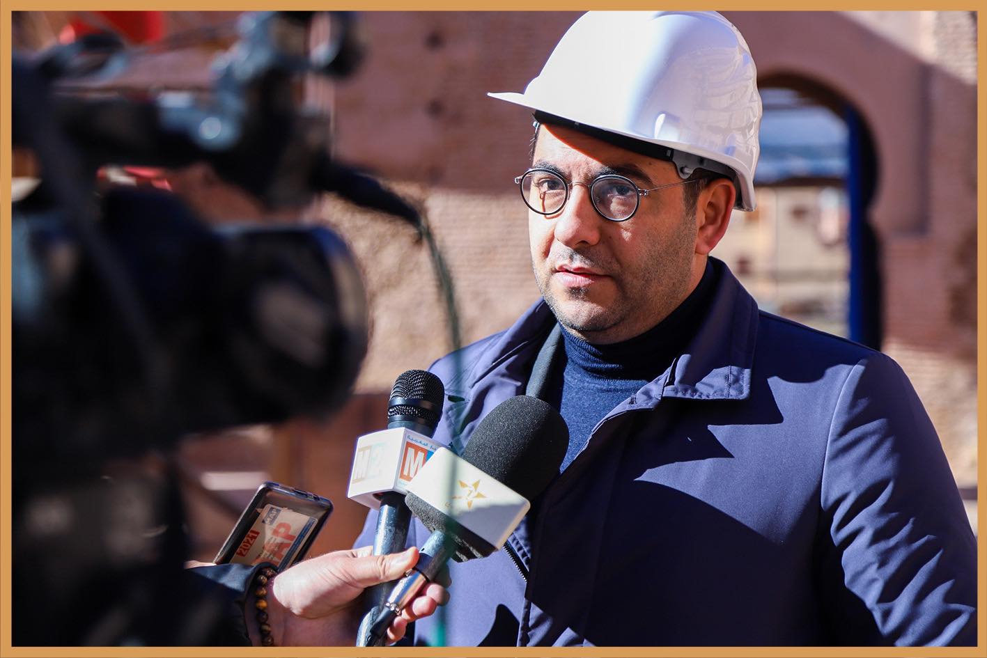 السيدان التوفيق وبنسعيد يزوران ورش إعادة تأهيل مسجد تينمل (صور) 2 %D9%85%D8%B3%D8%AC%D8%AF %D8%AA%D9%8A%D9%86%D9%85%D9%84 1
