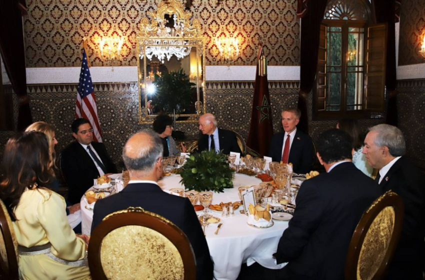 جلالة الملك محمد السادس يقيم مأدبة عشاء على شرف وفد من الكونغرس الأمريكي