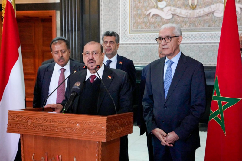 رئيس مجلس النواب اليمني يؤكد موقف بلاده بشأن الوحدة الترابية