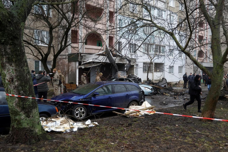  مصرع وزير الداخلية الأوكراني وآخرين جراء تحطم مروحية قرب كييف