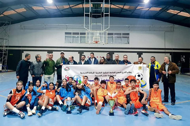  تأهل أربعة فرق من جهة الشمال لخوض غمار البطولة الوطنية المدرسية لكرة السلة