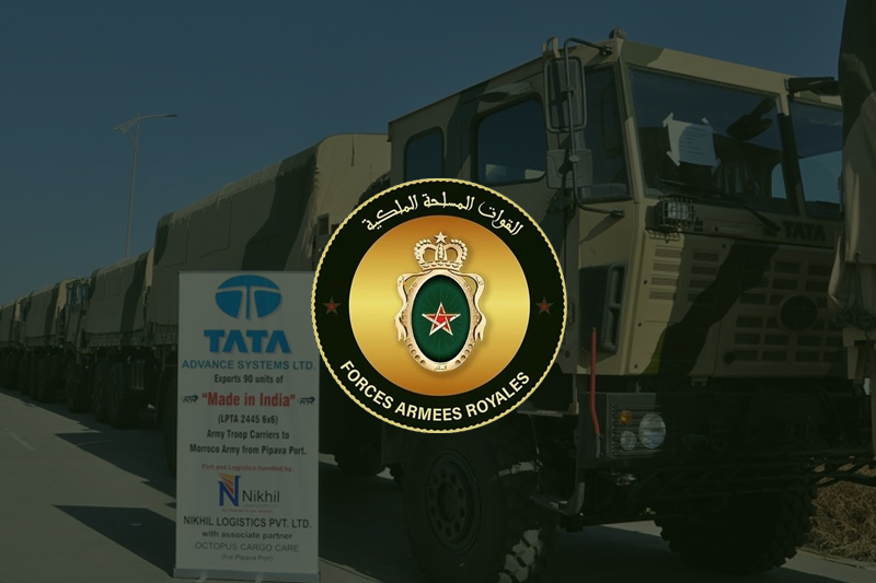  القوات المسلحة الملكية ترفع القدرات الدفاعية المغربية بشاحنات سداسية الدفع‬