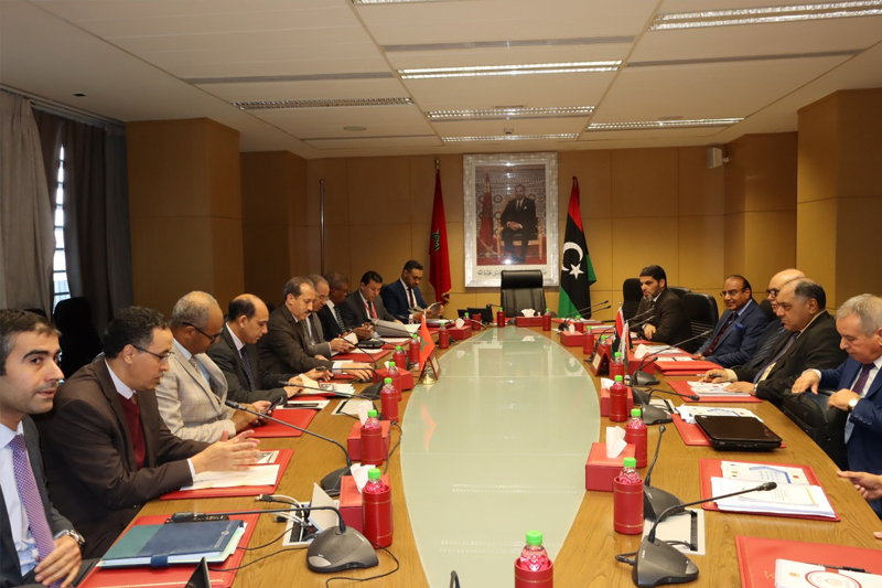  مكافحة الجرائم المالية محور مباحثات السيد الداكي مع  رئيس هيئة الرقابة الإدارية بدولة ليبيا