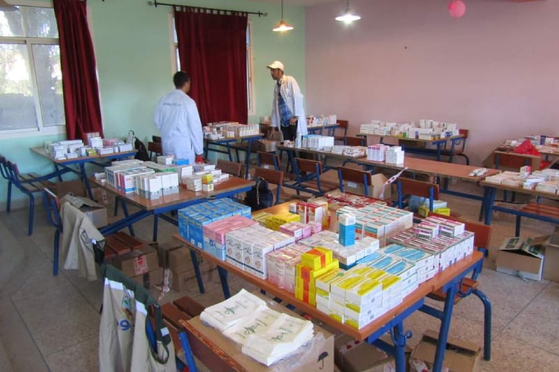 إقليم تارودانت : تنظيم قافلة طبية متعددة التخصصات بجماعة تازمورت