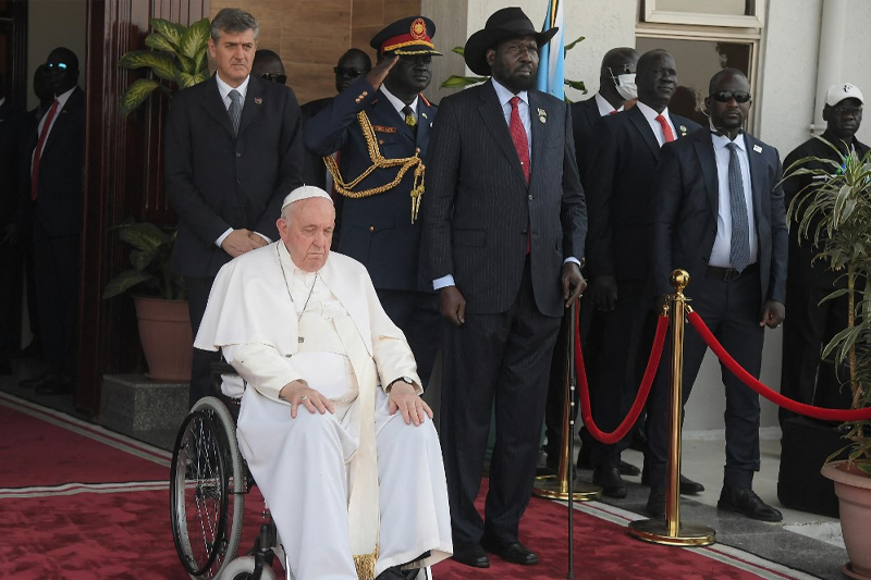 البابا فرانسيس يزور جنوب السودان