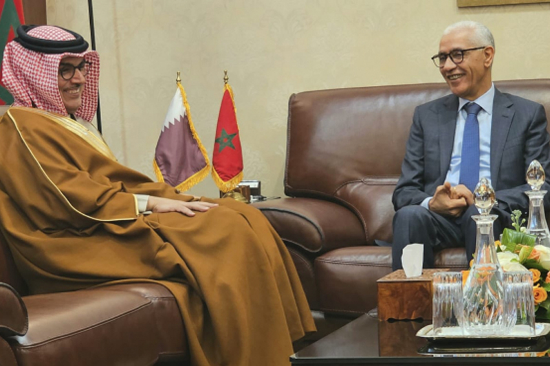  رئيس مجلس النواب يستقبل سفير دولة قطر بالمغرب