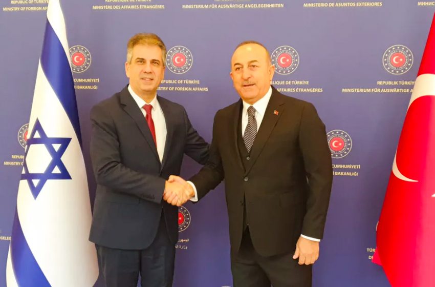 وزير الخارجية الإسرائيلي يصل إلى تركيا في زيارة تضامنية