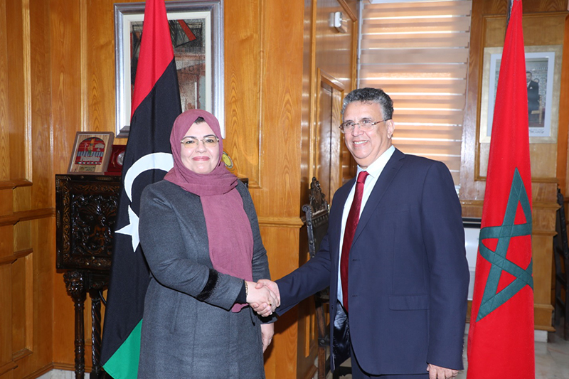  وزيرة العدل الليبية تشيد بدعم المغرب المتواصل لبلادها