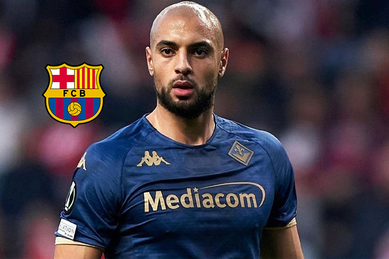 برشلونة يتطلع للتعاقد مع لاعب فيورنتينا الإيطالي المغربي أمرابط