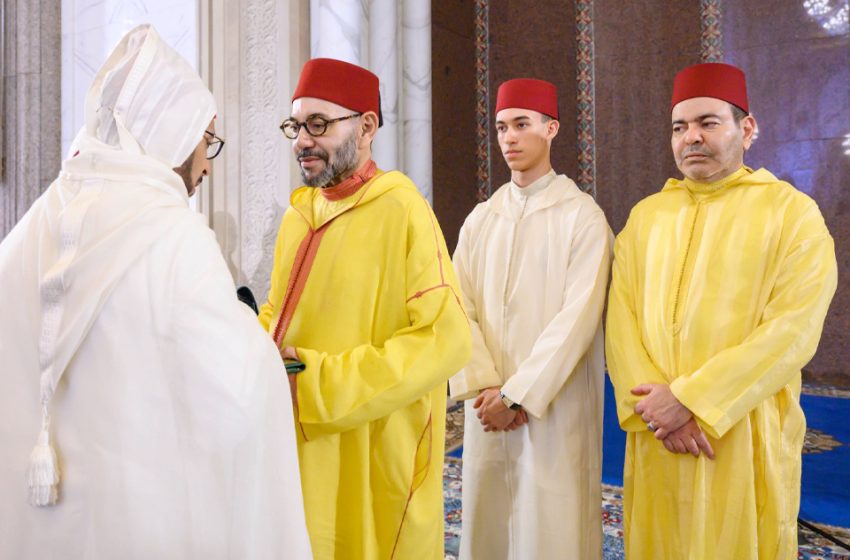أمير المؤمنين الملك محمد السادس يترأس حفلا دينيا إحياء لليلة