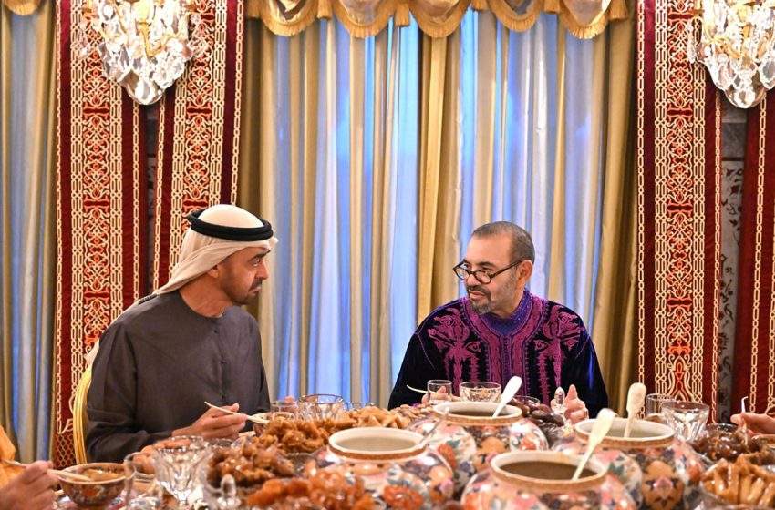  جلالة الملك يتوصل ببرقية تهنئة من رئيس دولة الإمارات العربية المتحدة بمناسبة حلول شهر رمضان المبارك