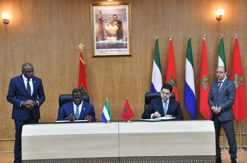  إنعقاد اللجنة المشتركة للتعاون بين المغرب وسيراليون بالداخلة