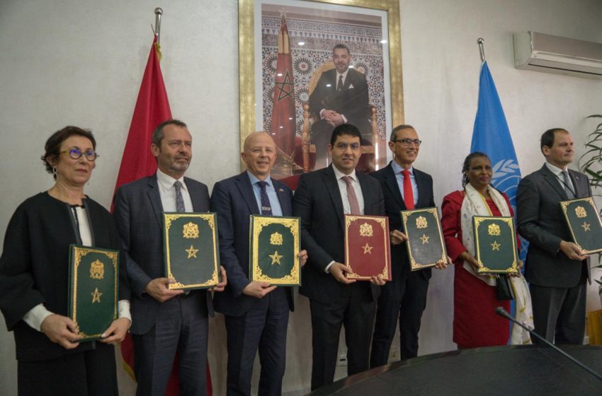  التوقيع على مخطط العمل السنوي المشترك بين وزارةالثقافة ووكالات الأمم المتحدة بالمغرب