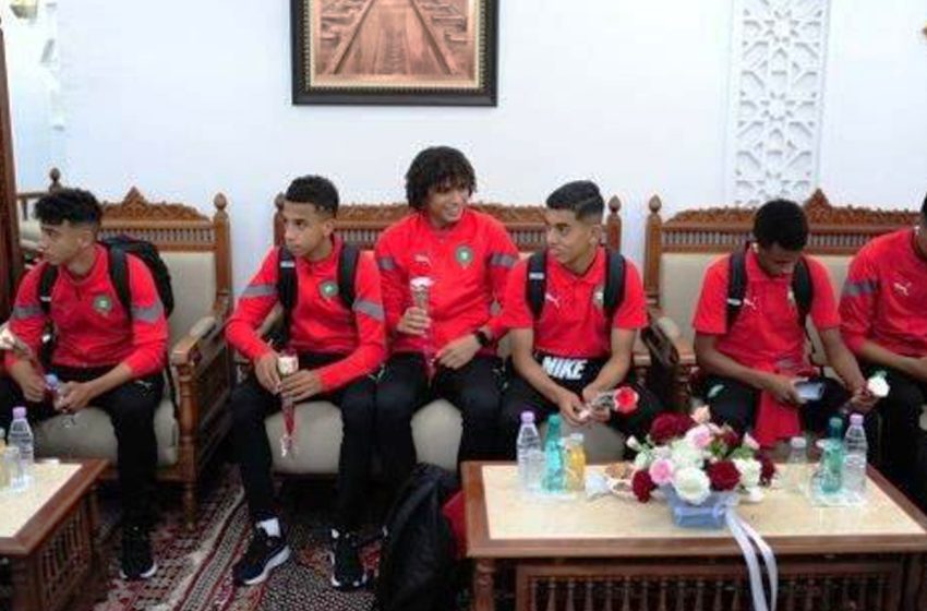  بعثة المنتخب المغربي لأقل من 17 سنة تصل إلى الجزائر للمشاركة في كأس إفريقيا للفتيان 2023