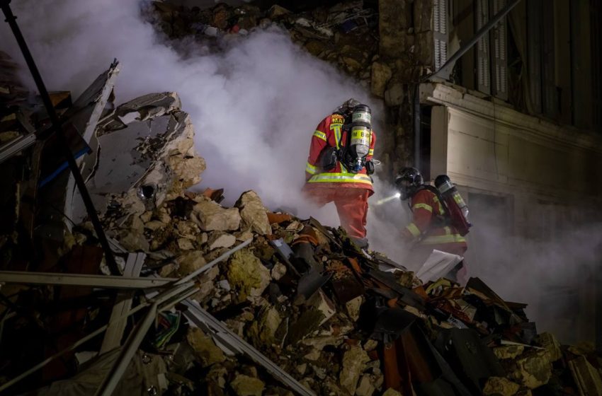  إنهيار مبنى في مرسيليا: العثور على أربع جثث تحت الأنقاض