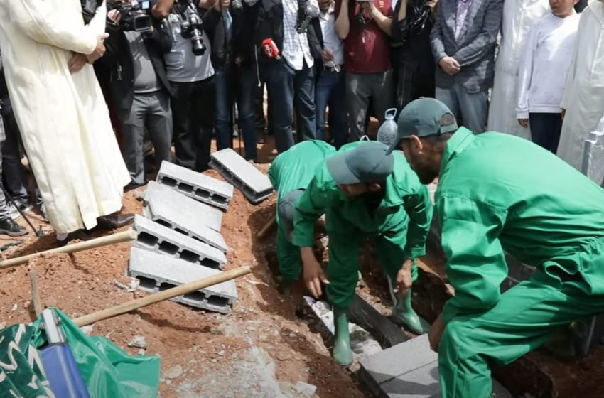 تشييع جثمان المدير العام لوكالة المغرب العربي للأنباء  الراحل خليل الهاشمي الادريسي