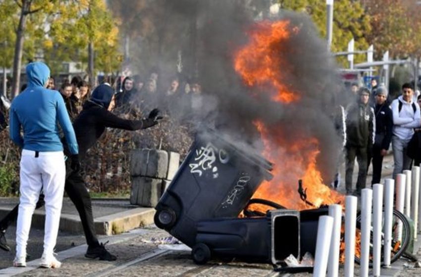  أعمال عنف تشوب المظاهرات ضد إصلاح نظام التقاعد في فرنسا