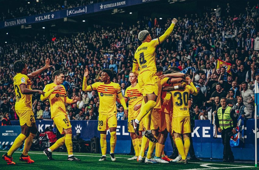  برشلونة يتوج بطلا للدوري الإسباني للمرة السابعة والعشرين في تاريخه