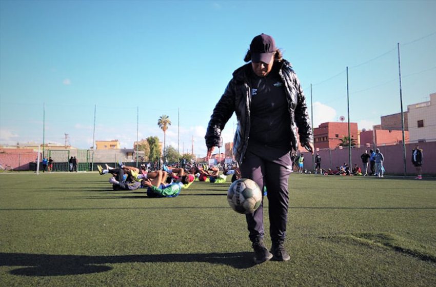 حسناء الدومي أول مغربية تدرب فريق للرجال