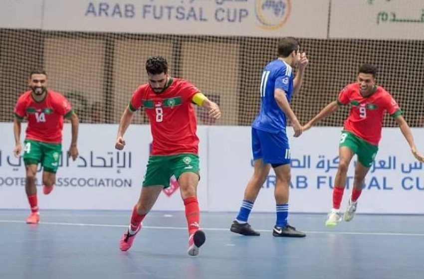  كأس العرب 2023: المنتخب المغربي لكرة القدم داخل القاعة يفوز على نظيره الكويتي