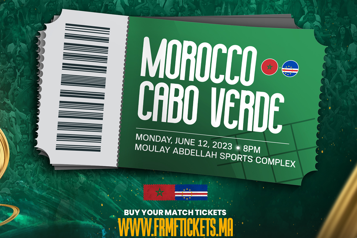 تذاكر مباراة المغرب الرأس الأخضر: بلاغ الجامعة الملكية لكرة القدم