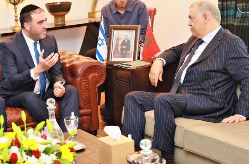  السيد عبد الوافي لفتيت يعقد اجتماع عمل مع وزير الداخلية والصحة الإسرائيلي في الرباط