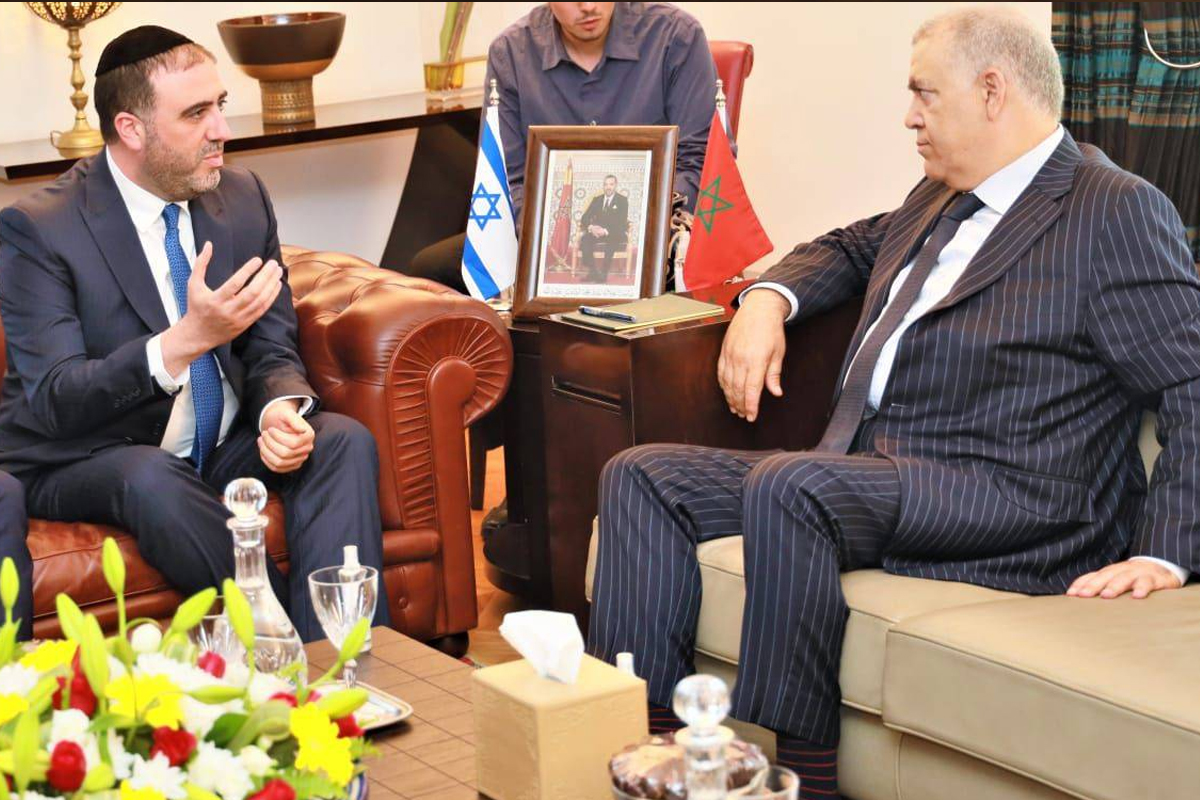 السيد عبد الوافي لفتيت يعقد اجتماع عمل مع وزير الداخلية والصحة الإسرائيلي في الرباط