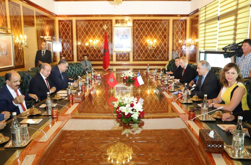  المغرب الشيلي: رئيس مجلس المستشارين يؤكد على ضرورة تعزيز علاقات البلدين في شقها البرلماني والاقتصادي