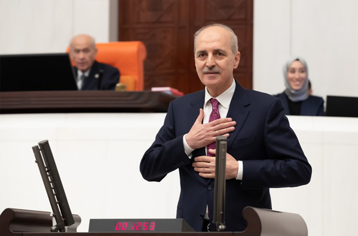 نعمان كورتولموش رئيسا جديدا للبرلمان التركي
