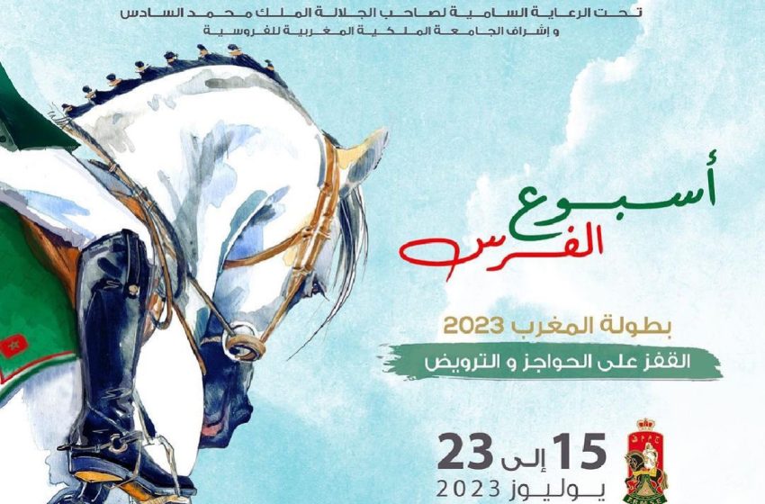 أسبوع الفرس 2023:الفارس مروان أمازيغ يتوج بطلا للمغرب لفئة الكبار هواة في القفز على الحواجز