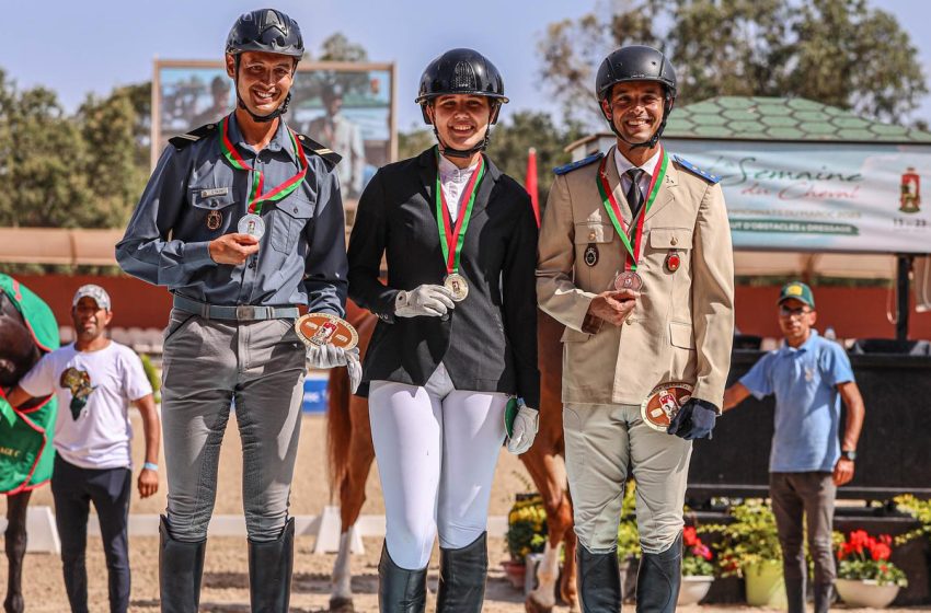 أسبوع الفرس 2023: ياسمين ليبونت تفوز ببطولة المغرب لترويض الخيول لفئة ج