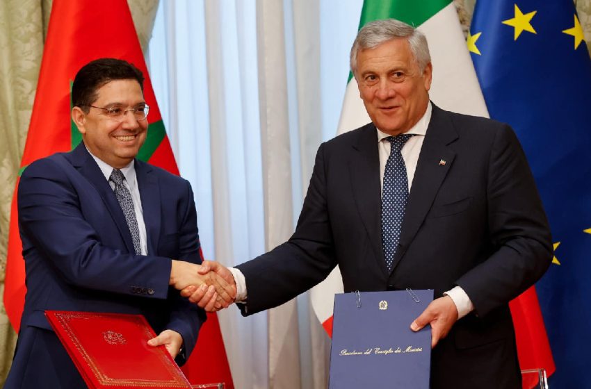  التوقيع على خطة العمل من أجل تنفيذ الشراكة الإستراتيجية متعددة الأبعاد بين المغرب وإيطاليا