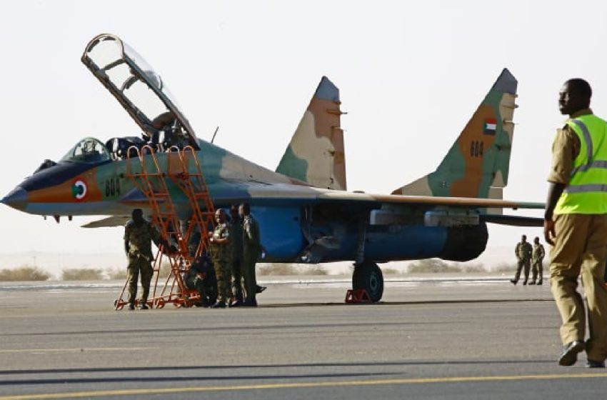  طائرات الجيش السوداني تقصف مواقع للدعم السريع