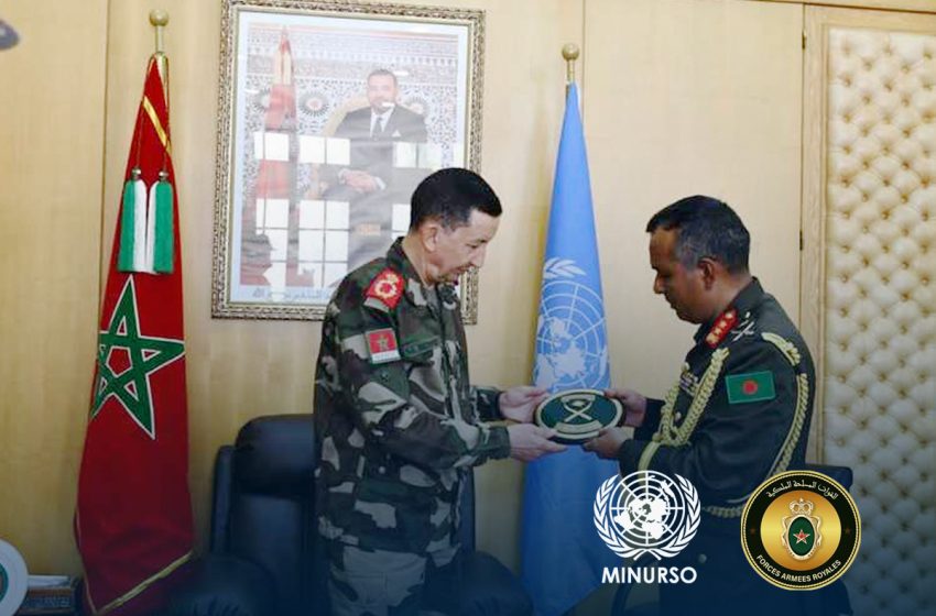 المفتش العام للقوات المسلحة الملكية يستقبل الجنرال محمد فخرول القائد الجديد للمينورسو