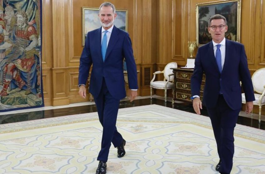  عاهل المملكة الإسبانية يكلف رئيس الحزب الشعبي ألبرتو نونيز فيجو بتشكيل الحكومة