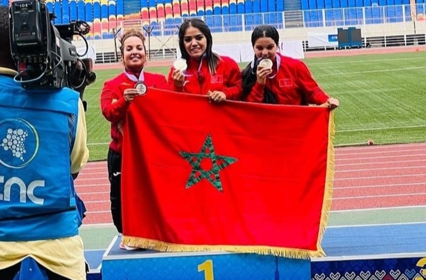 الألعاب الفرنكوفونية 2023: منصة تتويج مغربية بامتياز في رمي القرص إناثا