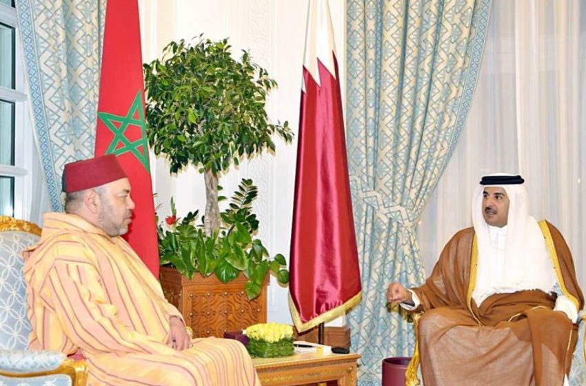  صاحب الجلالة الملك محمد السادس يبعث رسالة خطية إلى أخيه صاحب السمو الشيخ تميم بن حمد آل ثاني أمير دولة قطر