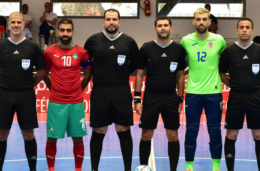 المنتخب المغربي لكرة القدم داخل القاعة يجدد فوزه على رومانيا