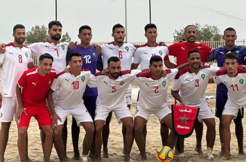  المنتخب المغربي لكرة القدم الشاطئية يفوز على نظيره السعودي